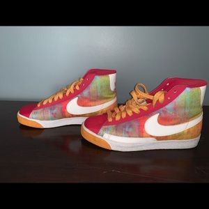 Multi color Nike Blazers